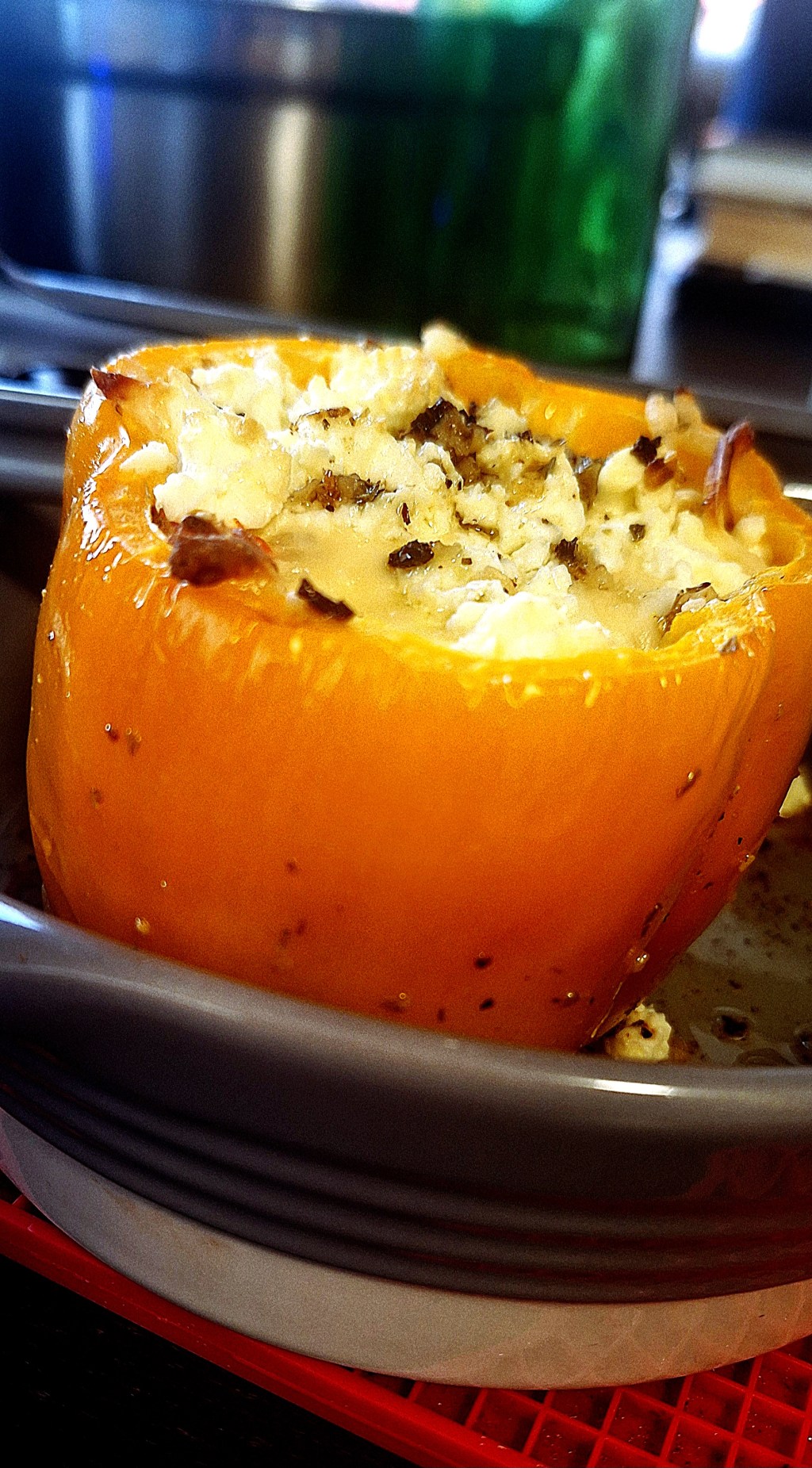 Greek-Style Stuffed Bell&nbsp;Peppers